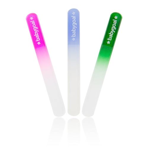 Newborn Baby Nail File 3 Pack with a Pouch, Emery Board Glass Crystal for Newborns, Toddlers, Infant, Babies & Young Children - Gift for Babies, New Moms 3NF03