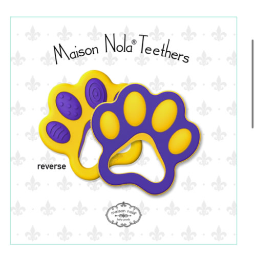 Tiger Paw Silicone Teether - ZukaBaby