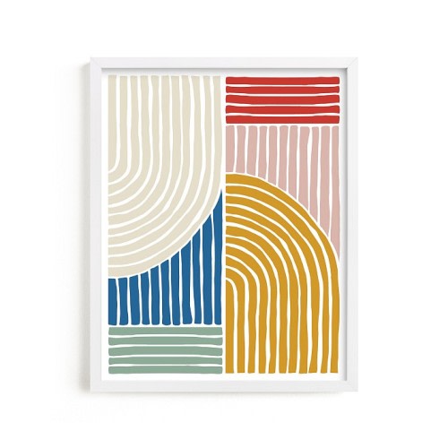Minted® Mod Rainbow Wall Art by Jenna Holcomb