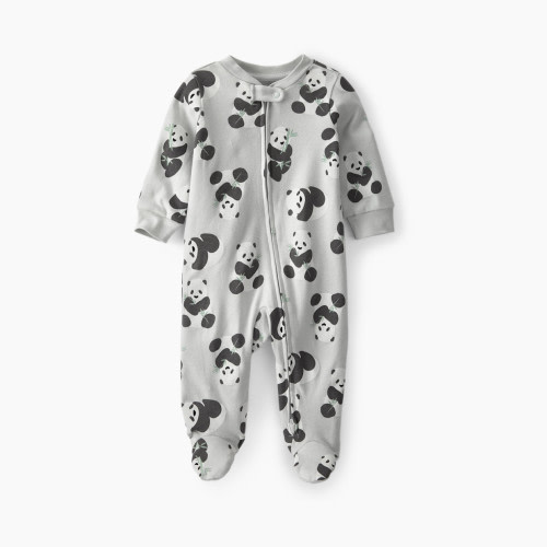 Carter's Little Planet Organic Cotton Sleep & Play Pajamas - Panda Print, 0-3 M