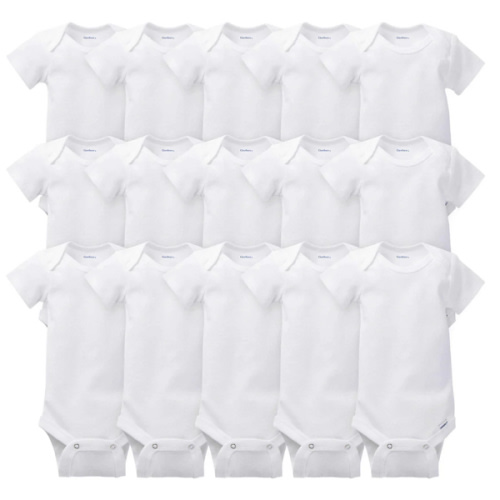 15-Pack White Onesies® Bodysuits Bundle – Gerber Childrenswear