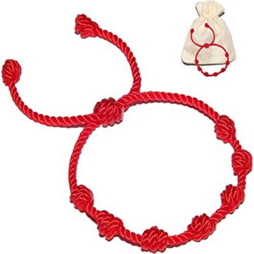 PHITECUS Red Bracelet for Babies, Baby Girl and Baby boy. Protection Amulet for Children. String for Good Luck and The Evil Eye. Infant Bracelet for Newborn and Kids
