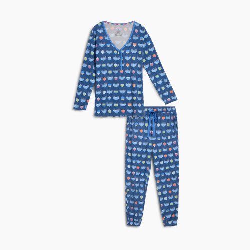 Magnetic Me Women's Spin Me Right Round Family Matching Long Sleeve Jogger Set - Spin Me Right Round, Xxl