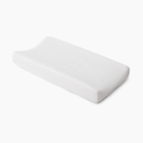 Little Unicorn Cotton Muslin Changing Pad Cover - White
