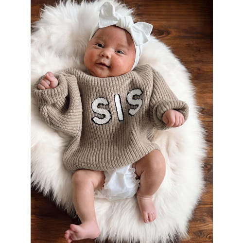 Sis Knit Sweater, Cocoa