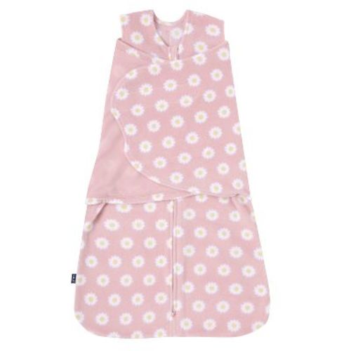 HALO Innovations SleepSack Micro-Fleece Swaddle Wrap - Daisy - New Born