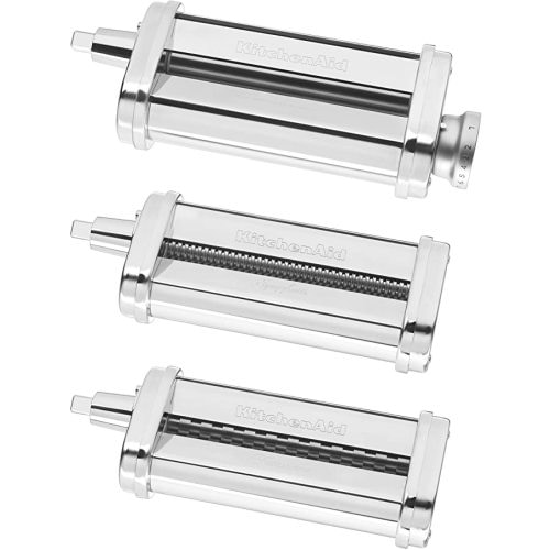 KitchenAid KSMPRA Pasta Roller & Cutter Attachment Set, Pack of 1, Silver