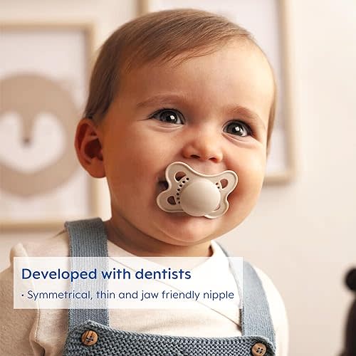 MAM Original Matte Baby Pacifier, 0-6 Months, 4 Count