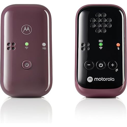 Motorola Nursery PIP12 Audio-Only Travel Baby Monitor, Portable with Rechargeable Batteries, 1500ft Range, Includes Water-Resistant Travel Case