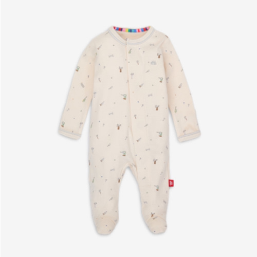 Magnetic Me Organic Cotton Footie - Fix It Friends, 0-3 M