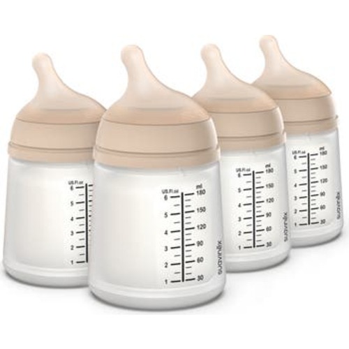 4-Pack Adaptable Flow Small Anti-Colic Bottles