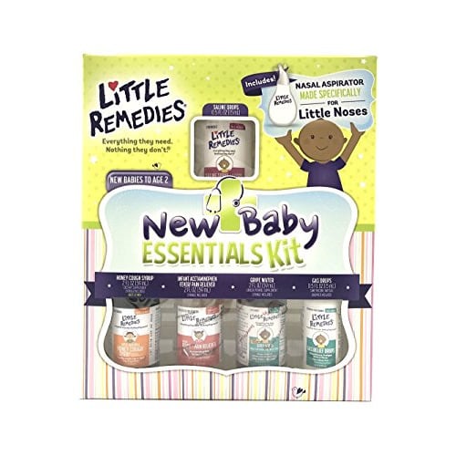 Little Remedies New Baby Essentials Kit | A Gift Set for New Moms | 6 Products Featuring Little Remedies & Boudreaux's Butt Paste Products