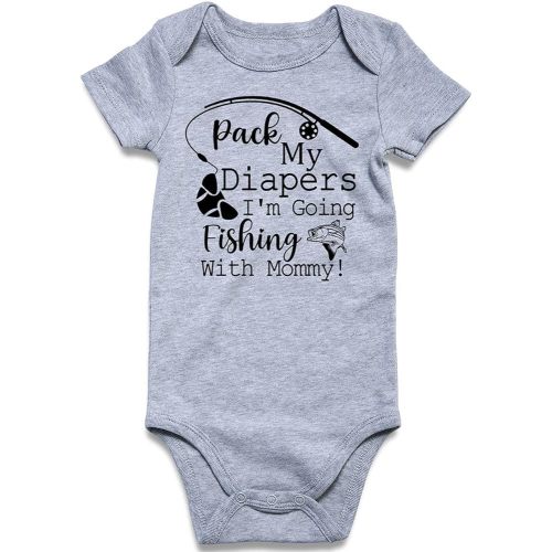 Loveternal Neutral Baby Girls Boys Cotton Romper Cute Saying Newborn Clothes 0-12 Months…