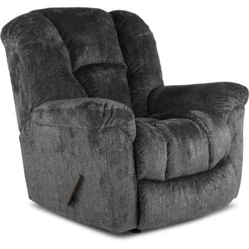 Equalizer Charcoal Gray Manual Rocker Recliner