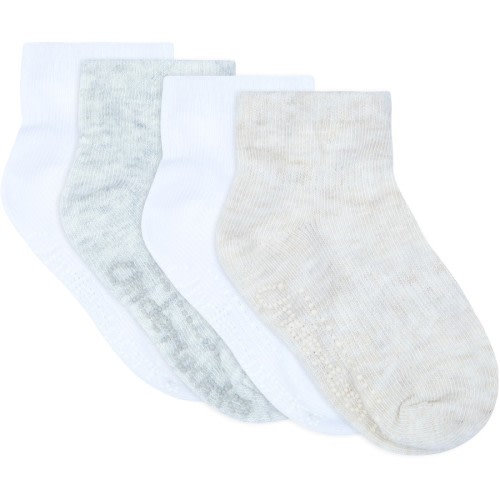 Underworks Baby Stay On Crew Socks 4 Pack - Multi - Size 1-3