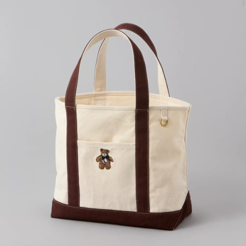 AE Cotton Canvas Teddy Tote Bag