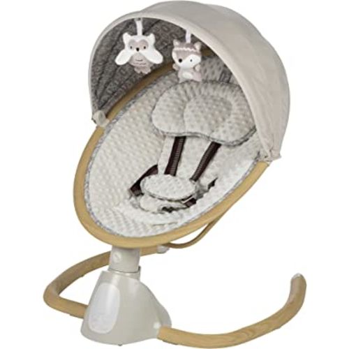 Safety 1st 5 Modes Bluetooth Swing, Bluetooth Enabled with Digital Touch Screen and Remote Control, Dunes Edge