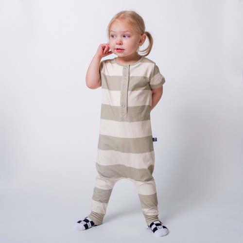 Essentials Sage Cream Stripe Rag | Kids Rompers & Jumpsuits | RAGS.com · RAGS.com