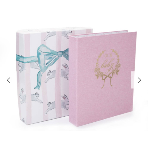 "Our Baby” Memory Book: Pink - Default Title - La Mère Village