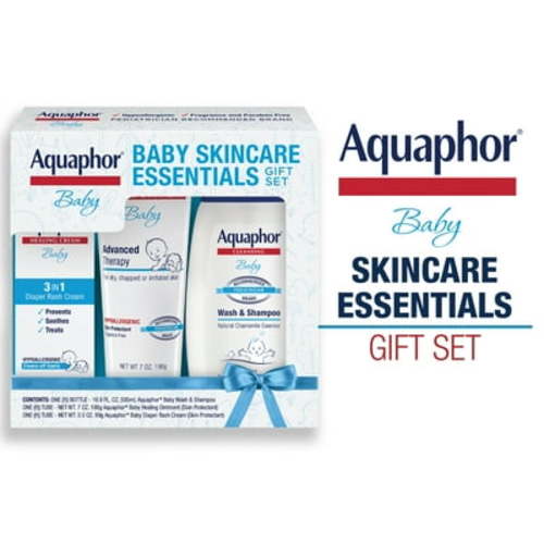 Aquaphor Baby Skincare Essentials Gift Set, Infant, 27.4 oz, 3 Piece