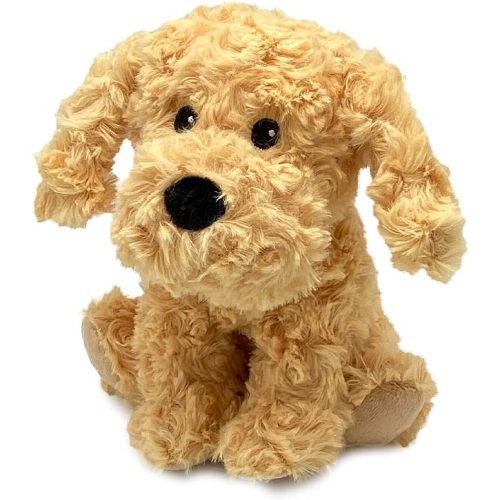 Golden Dog Junior - Warmies Cozy Plush Heatable Lavender Scented Stuffed Animal Multicolor - 1 Count (Pack of 1)