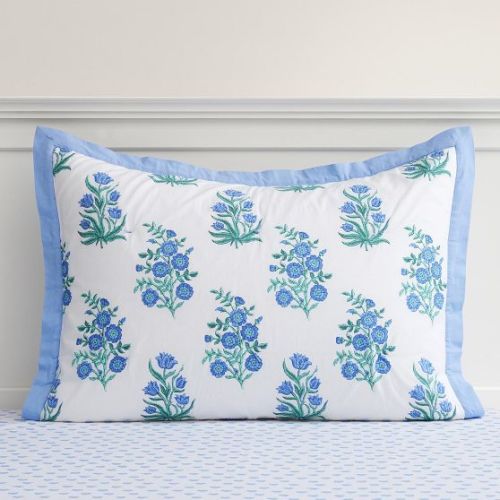 Roller Rabbit Wild Rose Sham
