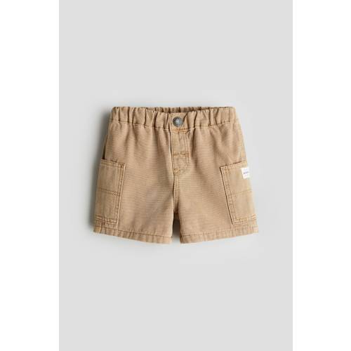 COTTON CANVAS SHORTS