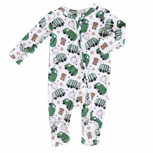 Clean Up Crew Zipper Footie