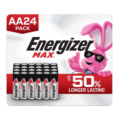 Energizer MAX AA Batteries (24 Pack), Double A Alkaline Batteries
