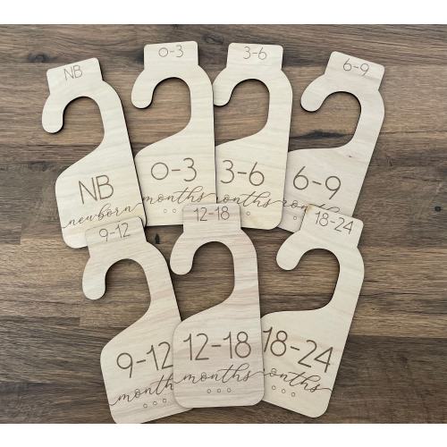 Wooden Baby Wardrobe Dividers