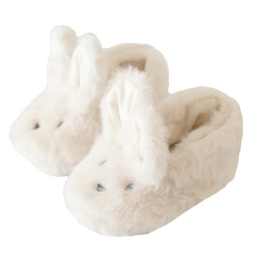Alimrose Luxe Bunny Booties Ivory