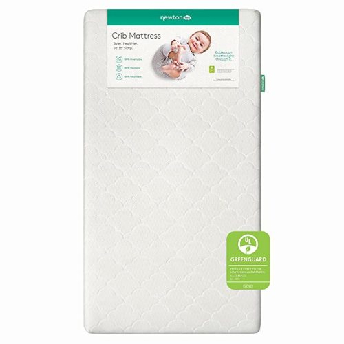 Newton Baby Crib Mattress - Infant & Toddler Mattress, Baby Bed Mattress for Crib, Dual-Layer, Safe, Breathable & Washable Crib Mattress, Removable Cover, Deluxe 5.5 inch-Thick Cushion, White