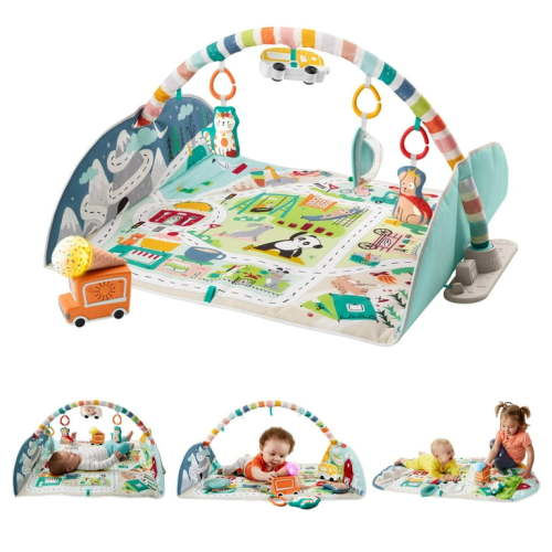 Free Shipping! Fisher-Price Activity City Gym to Jumbo Playmat Extra Large for Infant to Toddler Play