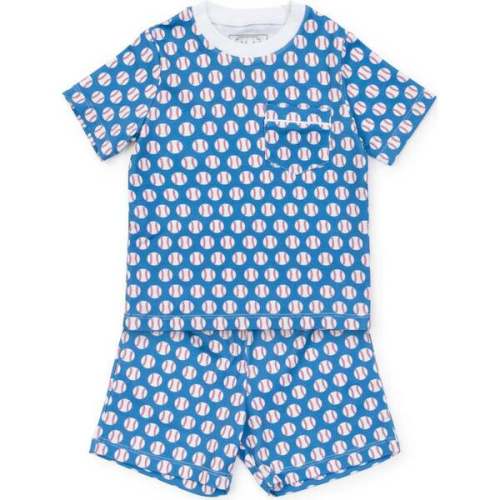 Charles Boys' Short Set, Baseball Grandslam - Lila + Hayes | Maisonette
