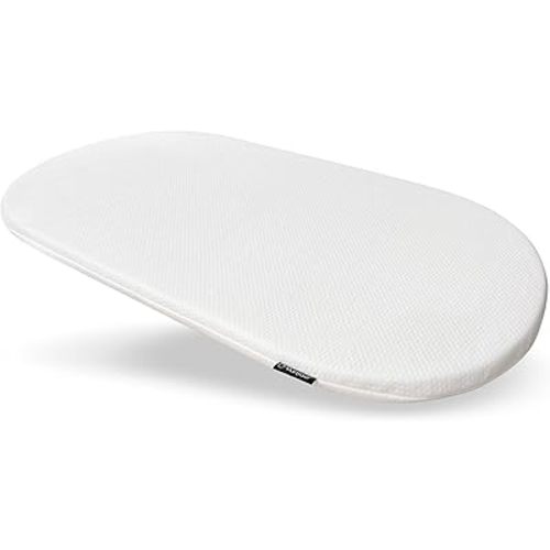 Foldable Baby Changing Pad. Moses Basket or Oval Bassinet Mattress Pad with Ultra Soft Cover. Replacement Diaper Changing Station Mattress. Changing Table Topper for Dresser. 31” x 16”