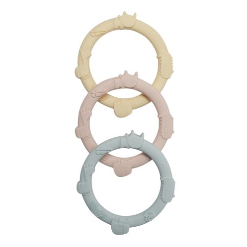 Wild Teething Ring Set