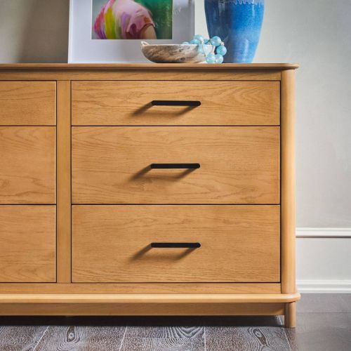 Saracina Home Contemporary 6 Drawer Solid Wood Dresser