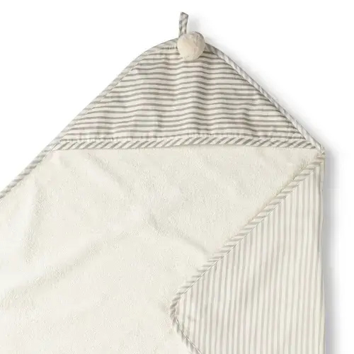 Striped Hooded Towel