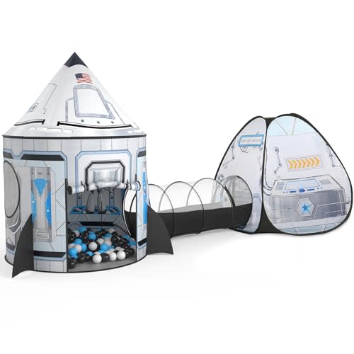 Sumbababy Space Tent for Kids: Space Toy for Baby- Kids Tent with Tunnel - Tunnel Toys for Toddlers.