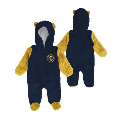 Denver Nuggets Infant Stay Napping Fleece Bunting Full-Zip Sleeper