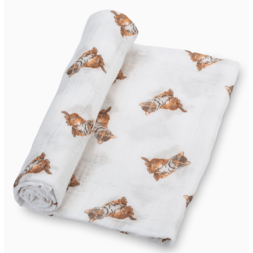 Muslin Swaddle in "TIger Cub Baby" Print – Southern Heirs Kids