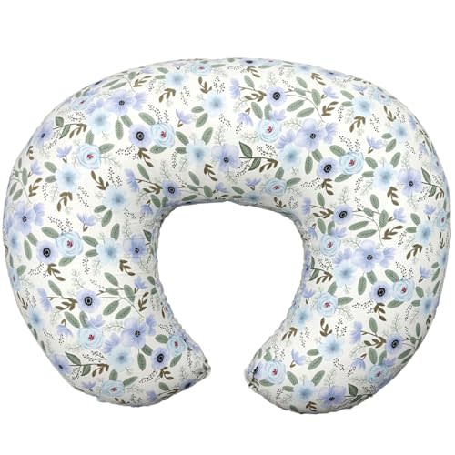 x-vesolje Nursing Pillow, Breastfeeding Pillows with Standard Size Removable Cover, Breast Feeding Pillow with Breathable Filling, Ergonomic Nursing Essentials for Bottle and Breastfeeding- Leaves…