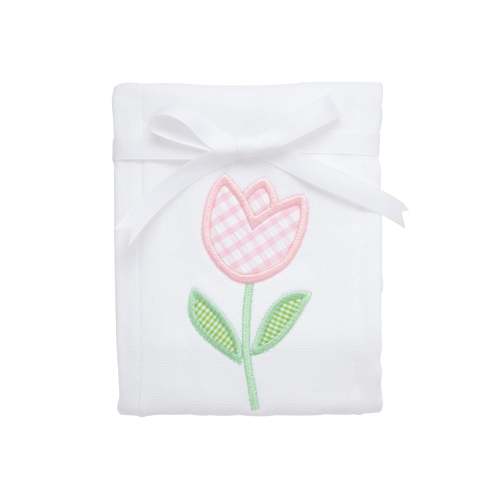 Tulip Applique Burp