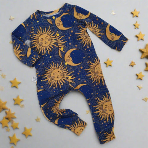 Baby and Child Long Leg Popper Romper | Boho Baby Romper UK