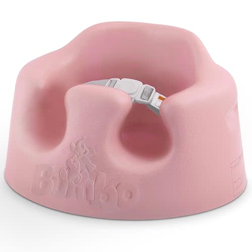 Bumbo Baby Floor Seat, Portable Infant Sit Up Activity & Eating Chair, Cradle Pink - Feeding Chair and Sitting Lounger for Babies, Infants and Toddlers
