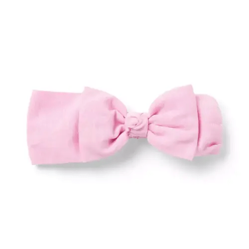 Baby Warm Pink Baby Bow Soft Headband by Janie and Jack