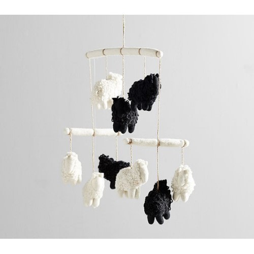 west elm x pbk Felted Sheep Mobile