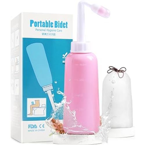 Premium Peri Bottle for Postpartum Care | Upside Down Peri Bottle, Portable Bidet for Perineal Recovery and Cleansing After Birth 12OZ/350ml