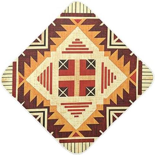 Native American Style Baby Towel Ultra Soft Hooded Towels for Babies - Ultra Absorbent Cotton Bath Towels 30x30 Inch