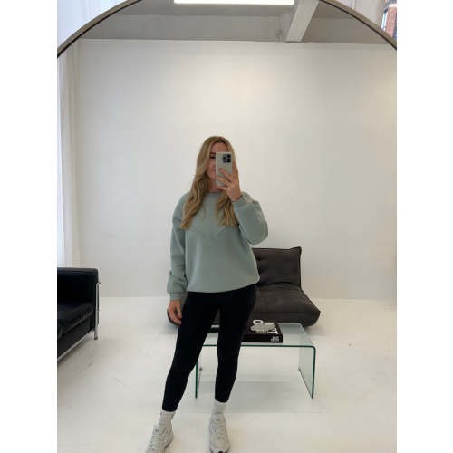 Breastfeeding Sage Green Oversized Sweatshirt